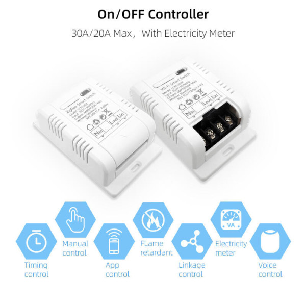Tuya Wi-fi 30A Smart Circuit Breaker